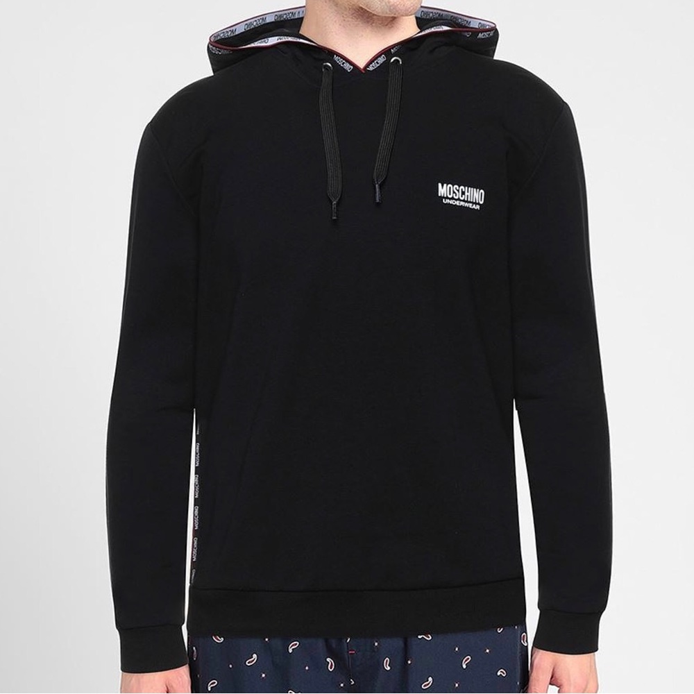 Moschino logo hoodie